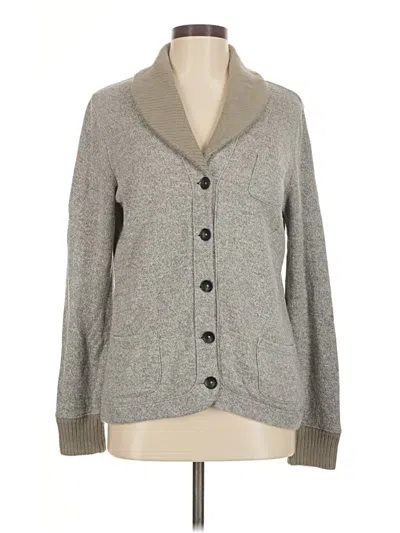 Pre-owned Gap Cardigan Sweater In Gray