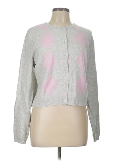 Pre-owned Gap Cardigan Sweater In Gray
