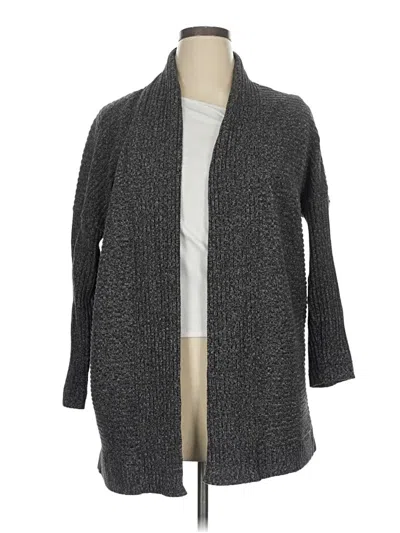 Pre-owned Gap Cardigan Sweater In Gray