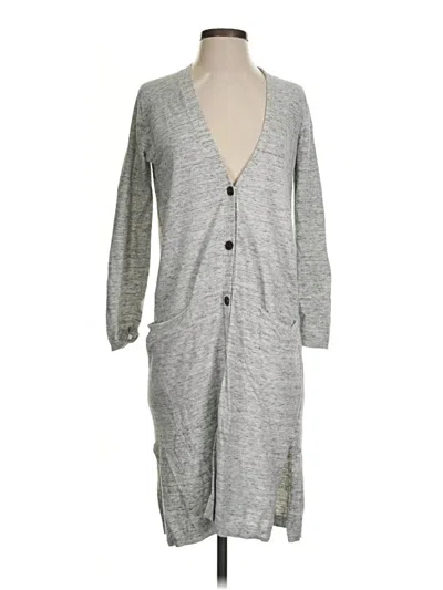 Pre-owned Gap Cardigan Sweater In Gray