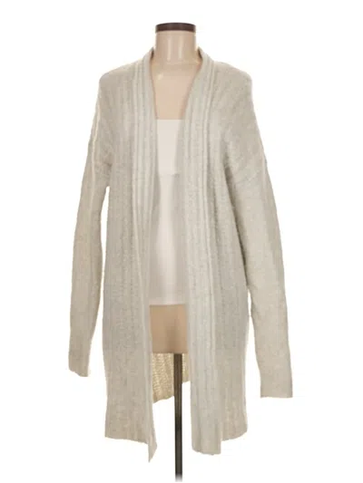 Pre-owned Gap Cardigan Sweater In Gray
