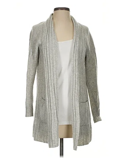 Pre-owned Gap Cardigan Sweater In Gray