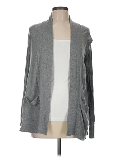 Pre-owned Gap Cardigan Sweater In Gray