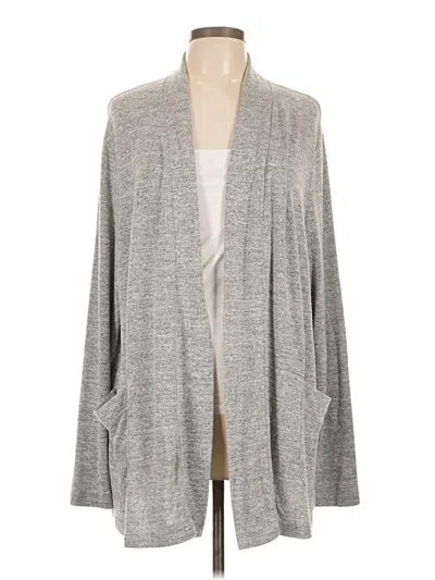 Pre-owned Gap Cardigan Sweater In Gray
