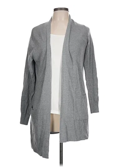 Pre-owned Gap Cardigan Sweater In Gray