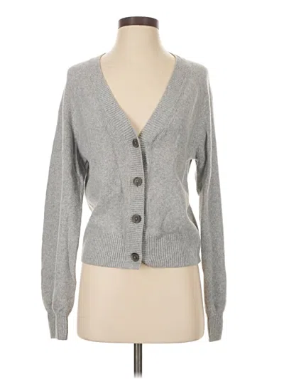 Pre-owned Gap Cardigan Sweater In Gray
