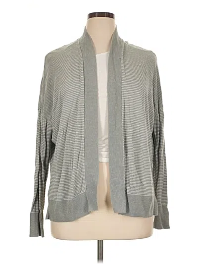 Pre-owned Gap Cardigan Sweater In Gray
