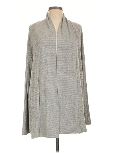 Pre-owned Gap Cardigan Sweater In Gray