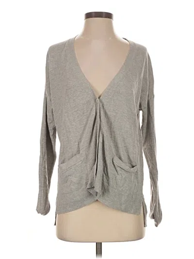 Pre-owned Gap Cardigan Sweater In Gray