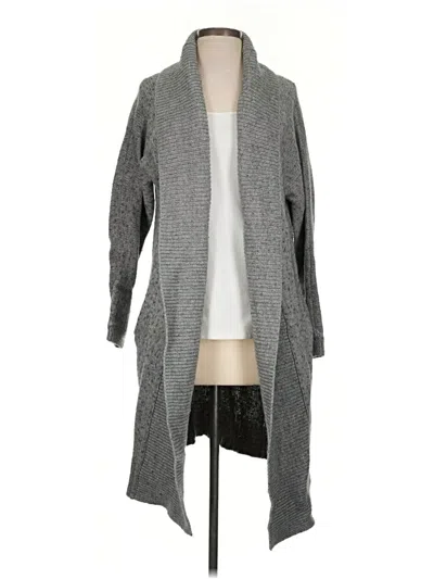Pre-owned Gap Cardigan Sweater In Gray