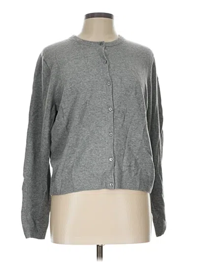 Pre-owned Gap Cardigan Sweater In Gray