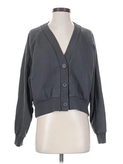 Pre-owned Gap Cardigan Sweater In Gray