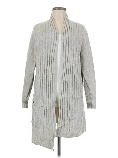 Pre-owned Gap Cardigan Sweater In Gray