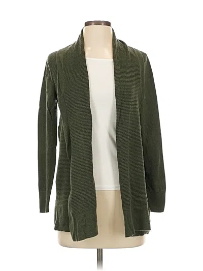 Pre-owned Gap Cardigan Sweater In Green