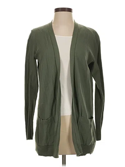 Pre-owned Gap Cardigan Sweater In Green
