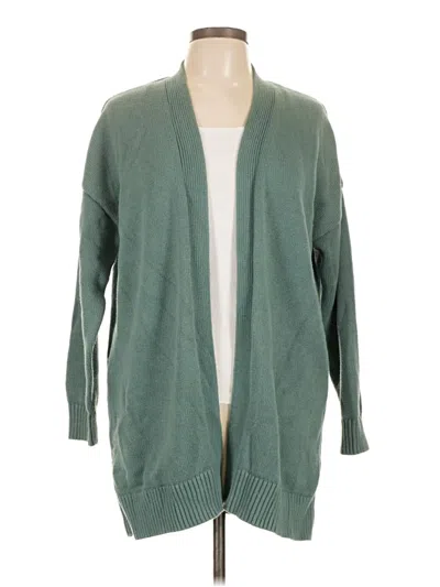 Pre-owned Gap Cardigan Sweater In Green