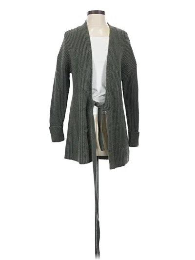 Pre-owned Gap Cardigan Sweater In Green
