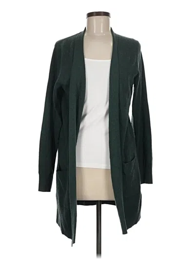 Pre-owned Gap Cardigan Sweater In Green