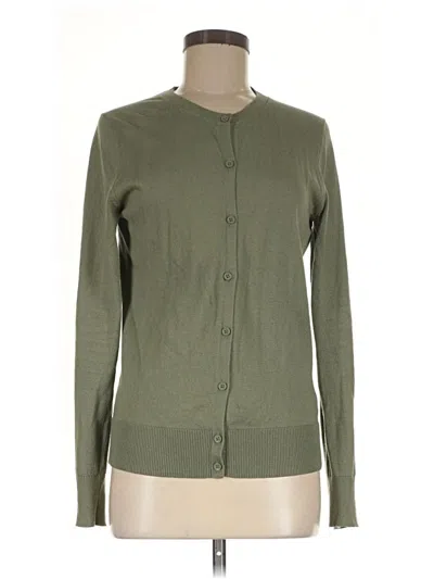 Pre-owned Gap Cardigan Sweater In Green