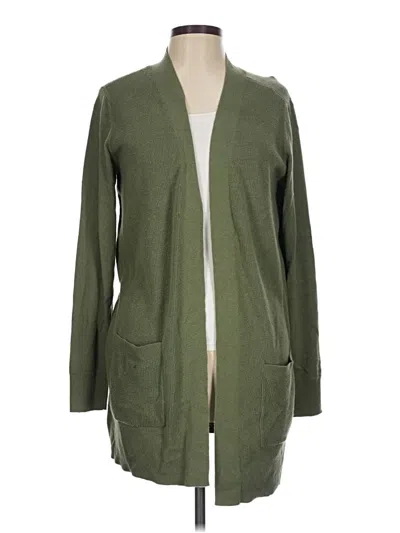 Pre-owned Gap Cardigan Sweater In Green