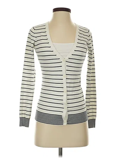 Pre-owned Gap Cardigan Sweater In Ivory