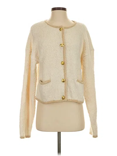 Pre-owned Gap Cardigan Sweater In Ivory