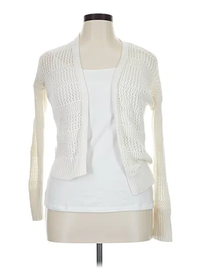 Pre-owned Gap Cardigan Sweater In Ivory