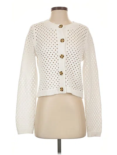 Pre-owned Gap Cardigan Sweater In Ivory