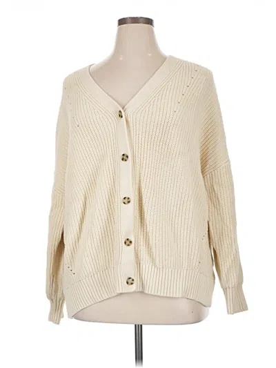 Pre-owned Gap Cardigan Sweater In Ivory