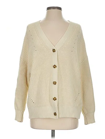 Pre-owned Gap Cardigan Sweater In Ivory