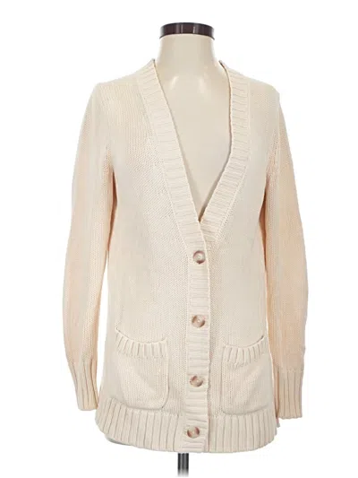 Pre-owned Gap Cardigan Sweater In Ivory