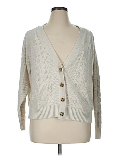 Pre-owned Gap Cardigan Sweater In Ivory