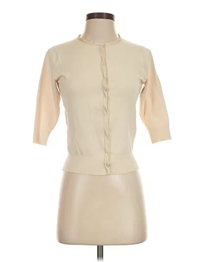 Pre-owned Gap Cardigan Sweater In Ivory