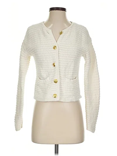 Pre-owned Gap Cardigan Sweater In Ivory