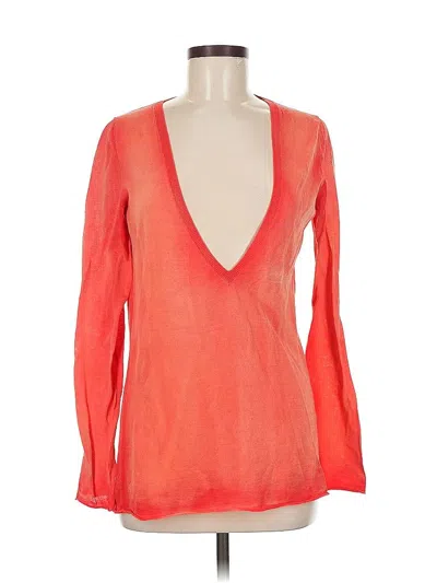 Pre-owned Gap Cardigan Sweater In Orange