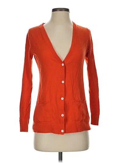 Pre-owned Gap Cardigan Sweater In Orange