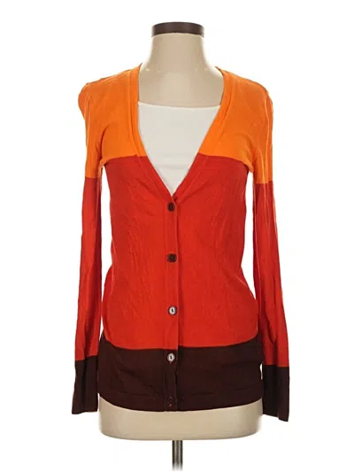 Pre-owned Gap Cardigan Sweater In Orange