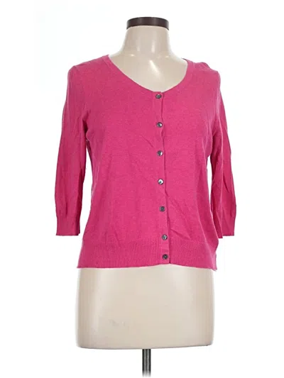 Pre-owned Gap Cardigan Sweater In Pink