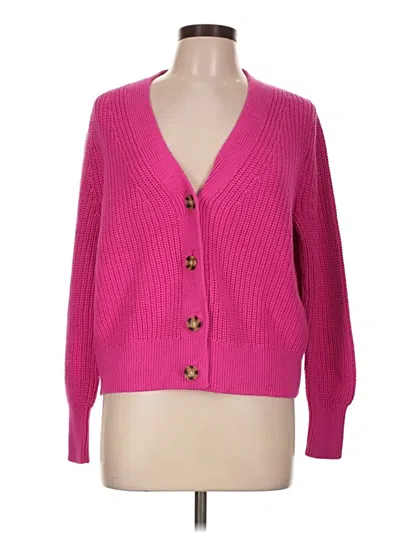 Pre-owned Gap Cardigan Sweater In Pink