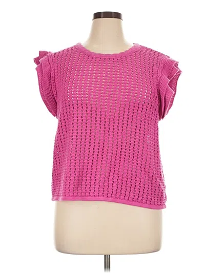 Pre-owned Gap Cardigan Sweater In Pink