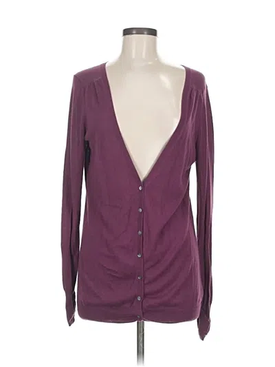 Pre-owned Gap Cardigan Sweater In Purple