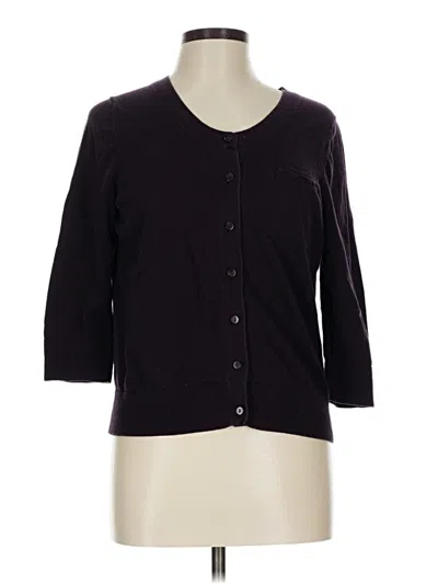 Pre-owned Gap Cardigan Sweater In Purple