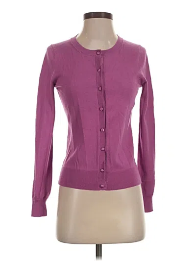 Pre-owned Gap Cardigan Sweater In Purple