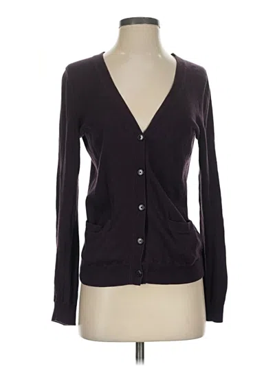 Pre-owned Gap Cardigan Sweater In Purple