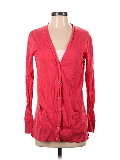 Pre-owned Gap Cardigan Sweater In Red