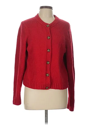 Pre-owned Gap Cardigan Sweater In Red