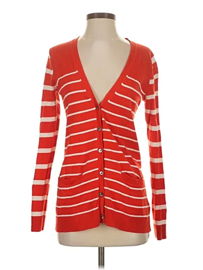 Pre-owned Gap Cardigan Sweater In Red