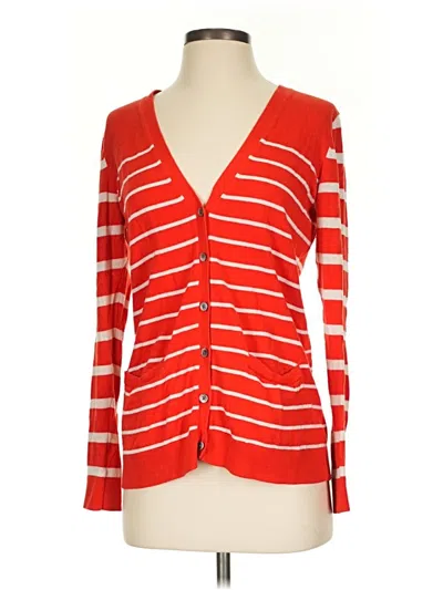 Pre-owned Gap Cardigan Sweater In Red