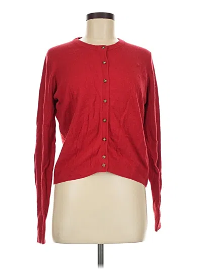 Pre-owned Gap Cardigan Sweater In Red