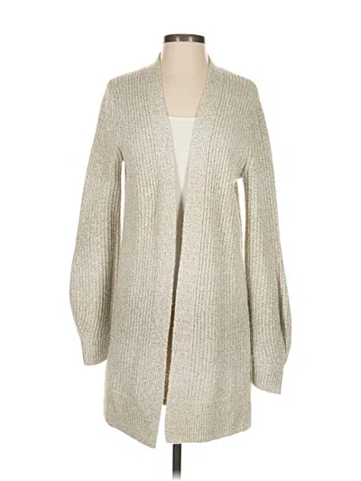 Pre-owned Gap Cardigan Sweater In Silver